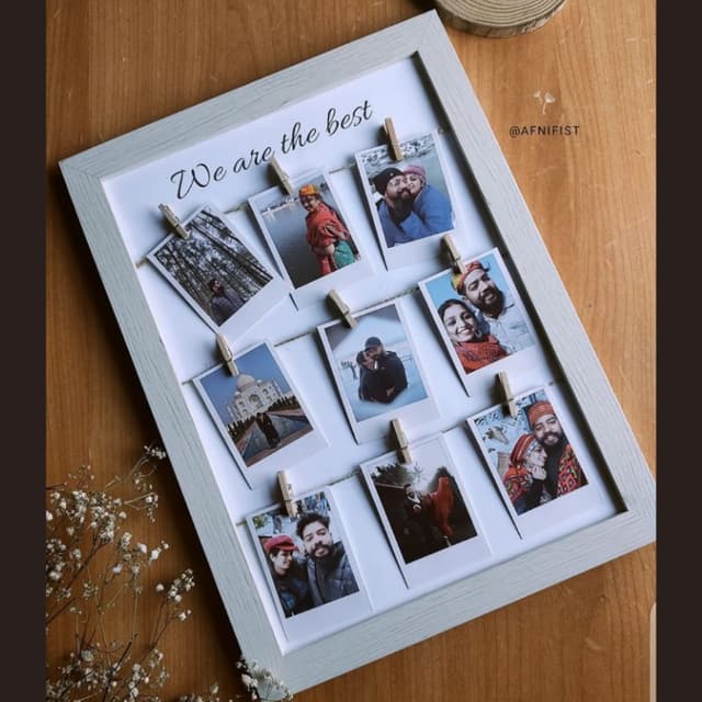Polaroid Pictures A4 Size Photo Frame | Birthday Frames