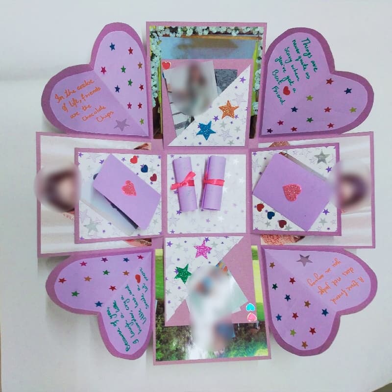 Two Layer Surprise Gift Box For Birthday, Wedding