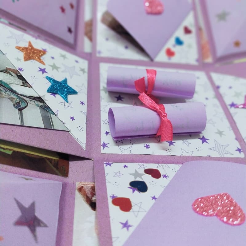 Two Layer Surprise Gift Box For Birthday, Wedding